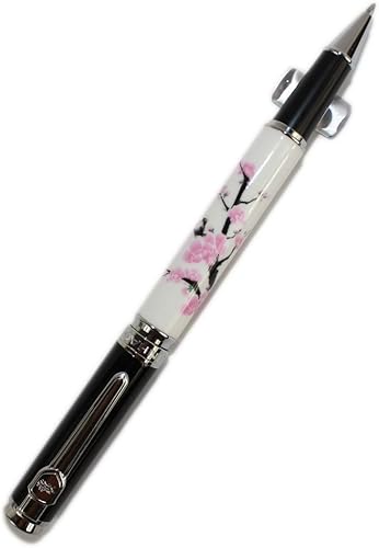 Gullor Elegant Jinhao 8802 Plum Flower - Bolígrafo de punta redonda