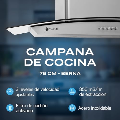 Lista de Campanas de Acero Inoxidable para Cocina los mejores 10. 29 Imagen adicional
