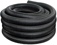 Advanced Drainage Systems 06510100 6" x 100' Solid Singlewall Corrugated Pipe - HDPE Soil-Tight Drainage Solution