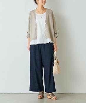 Amazon | [BEARDSLEY] [ビアズリー] リネンカーディガン