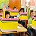 24pcs Privacy Folders for Students, Classroom partition Desk Privacy Barrier,Ideal for Both Home and Office, it Blocks External Distractions and Serves as The Perfect Barrier for Studying