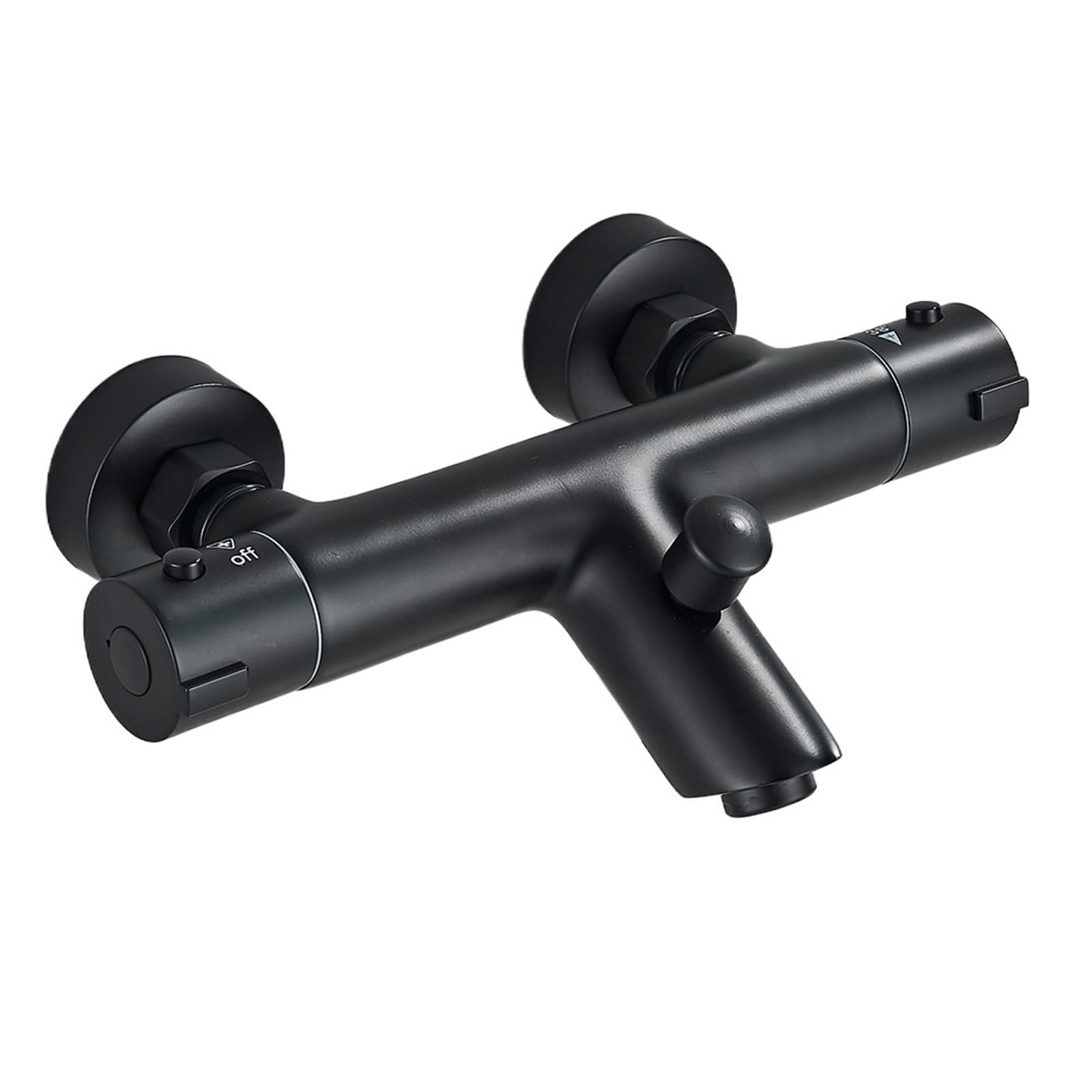 Thermostatic Shower Mixer Thermostatic Shower Faucets Set Bathroom Mixer Tap Mixing Valve Bathtub Faucet(Matte Black)