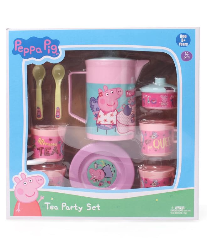 STRIDERS Peppa Pig Realistic Tea Party Set Toys Makes Fun and Satisfying to Kids 3 to 8 Years Kids