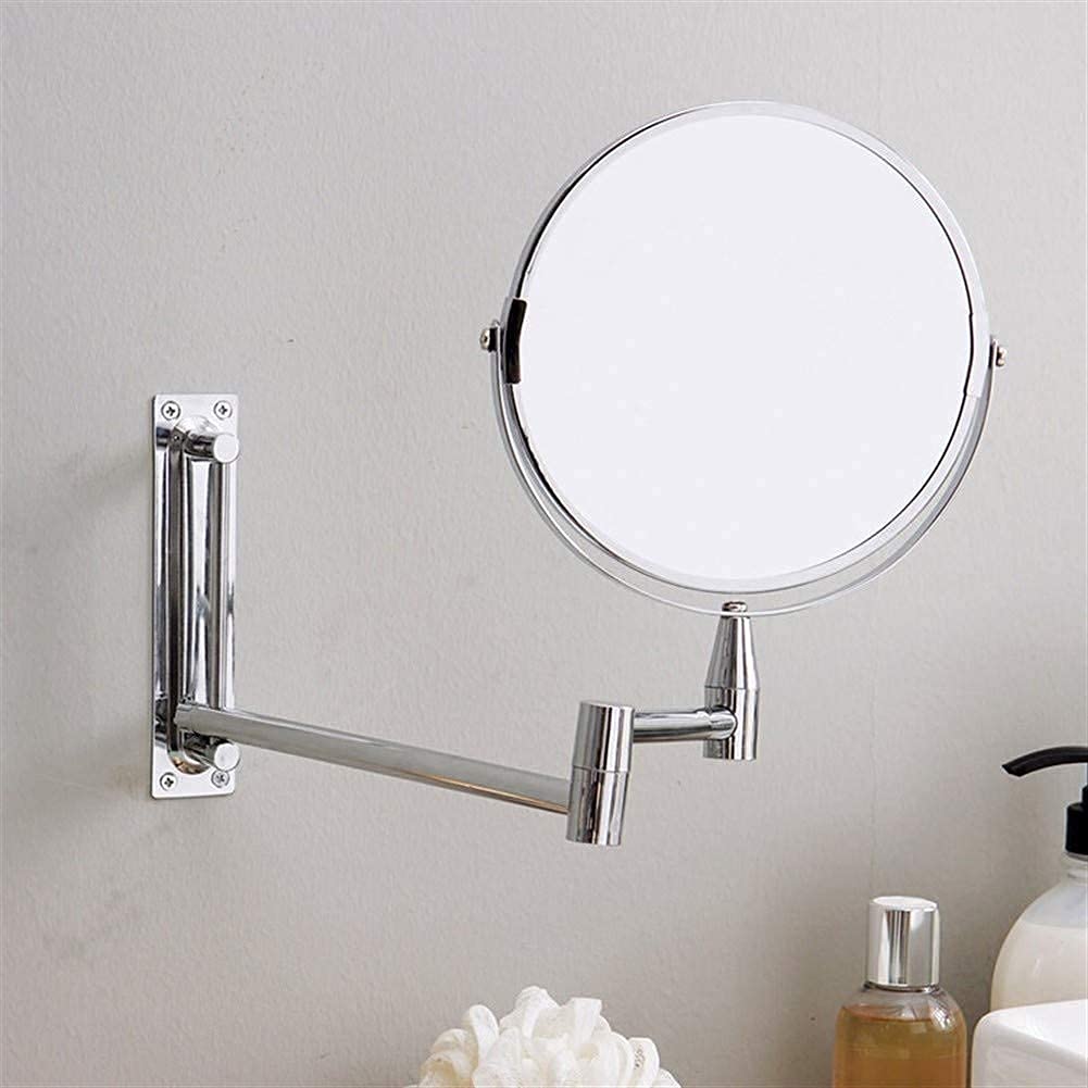 Miroir mural étendre 3X double face rotatif avec bras extensible de 7"