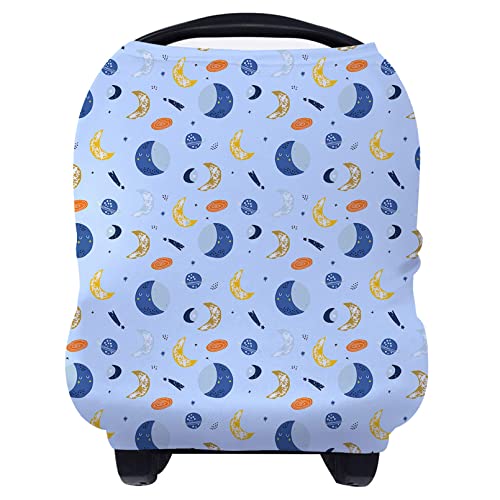 Nursing Cover Breastfeeding Scarf - Baby Car Seat Covers, Infant Stroller Cover for Girls and Boys by Yoofoss (Star)