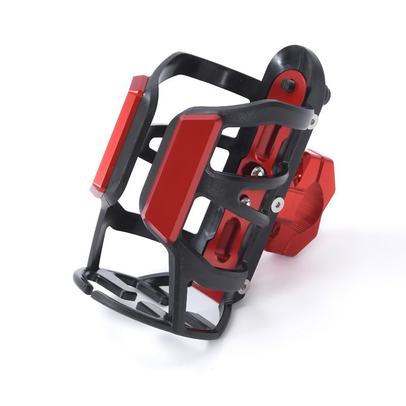Soporte para Tazas de Motocicleta para Suzuki V Strom 1050 2019 2020 2021 2022, Portavasos para Manillar de Motocicleta, Soporte para Botella De Agua Y Bebidas para Motocicleta, B Red