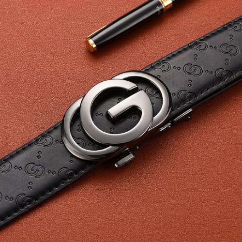 Ratchet Designer Belts for Men Leather Belts with Automatic G Buckle,Mens Belt with Gift Box3