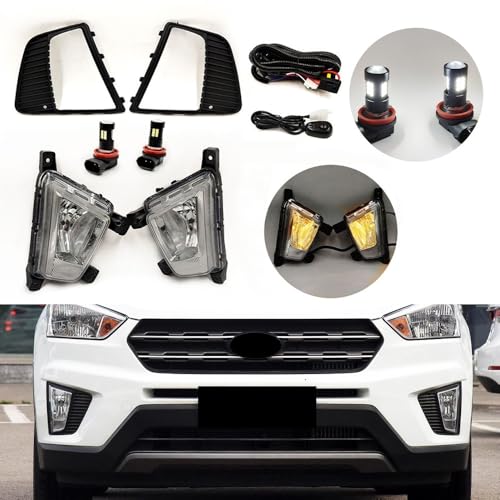 Feu antibrouillard avant avec grille pour Ix25 Creta 2014-2016