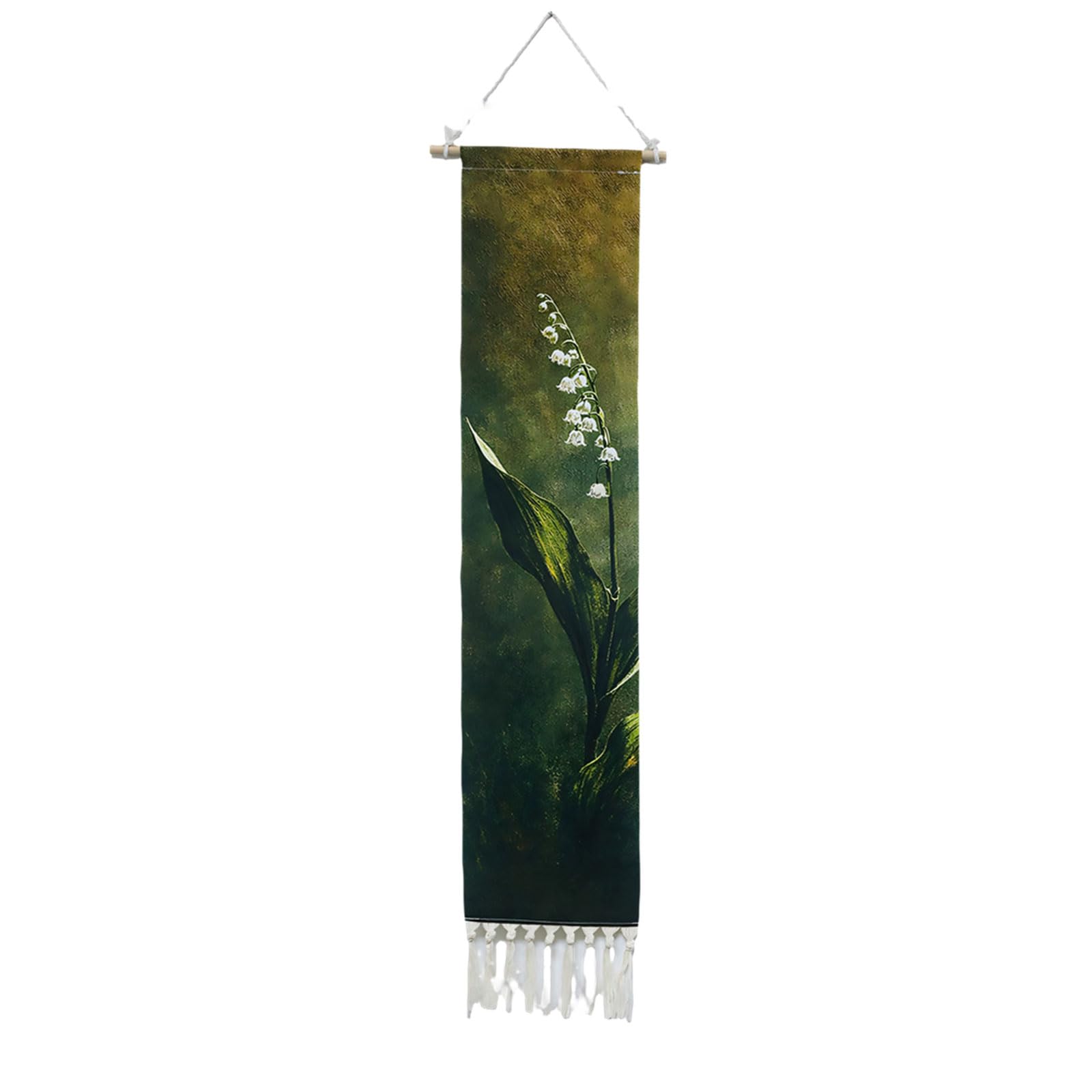 Shntig Bohemians Tapestry Long Vertical Wall Hanging, Orchids Door Wall Hanging Aesthetic Tapestry for Bedroom Living Room Dorm Bohemians Bedroom Long Vertical