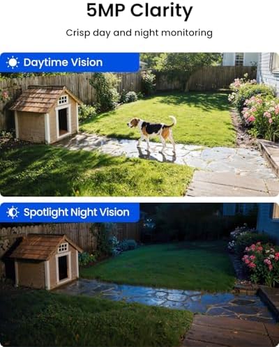 REOLINK 3-Cam Wireless Security System: Solar Floodlight Cam + 2x Argus PT with Home Hub Mini, Outdoor 360° Auto-Tracking, Up to 1000lm Light & Siren Alarm, Dual-Band Wi-Fi 6, Color Night Vision, No M image 5