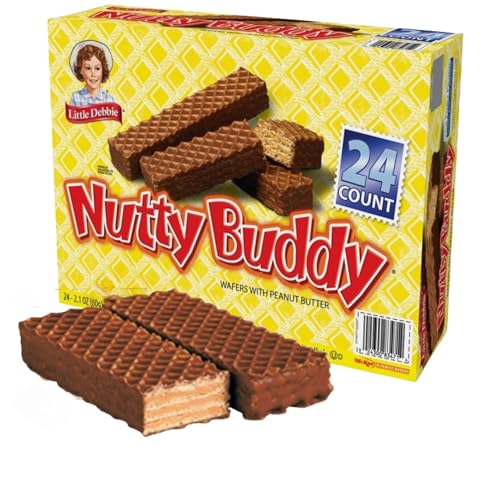 Barritas de oblea con mantequilla de maní 24 unidades miniatura 1