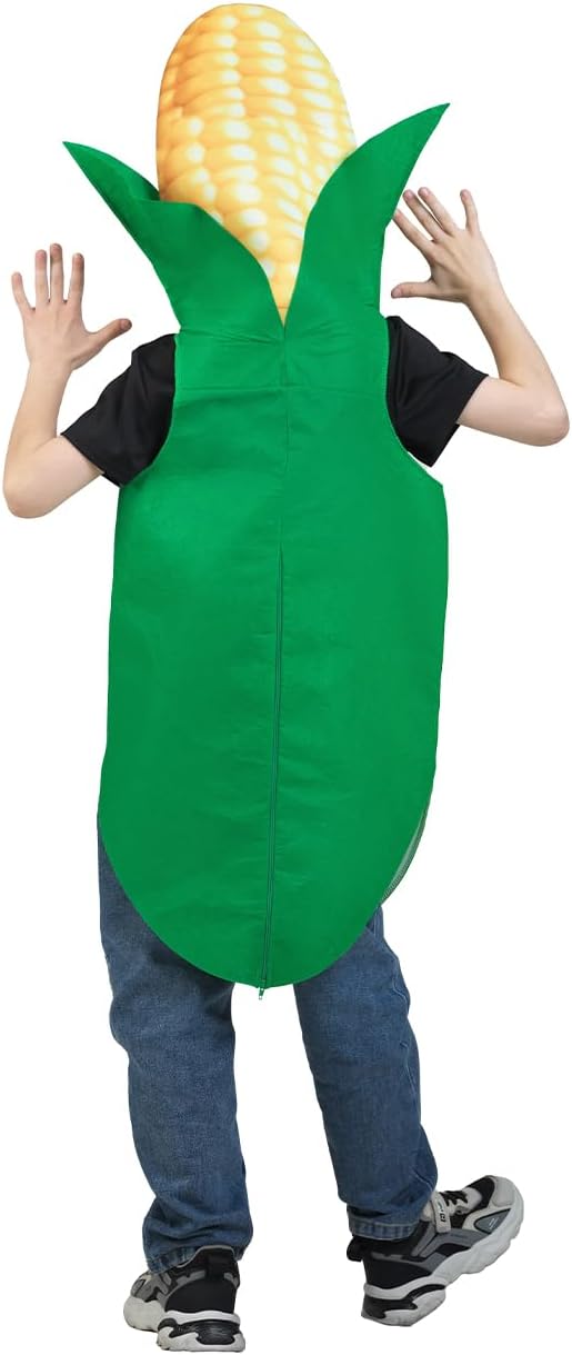 DSplay Corn Costume for Kids Crops Corn Tunic Halloween Costumes Girls Boys - Image 5