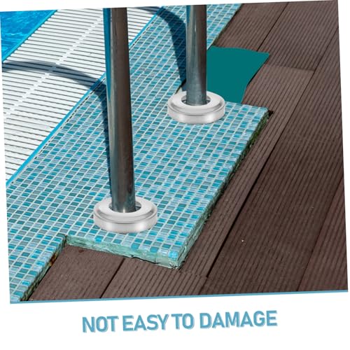 Cubiertas para barandas de escalera de piscina de acero inoxidable 4 piezas miniatura 7