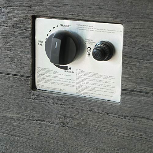 Great Deal Furniture Crawford Outdoor Rectangular Fire Pit, Gray #TOP5