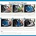 Car Rearview Mirror Film for GWM Hover/Hover H6/Hover 5, Anti Fog Glare Protective Rainwater Stickers, High-Definition Transparent Clear for Mirrors and Side Windows