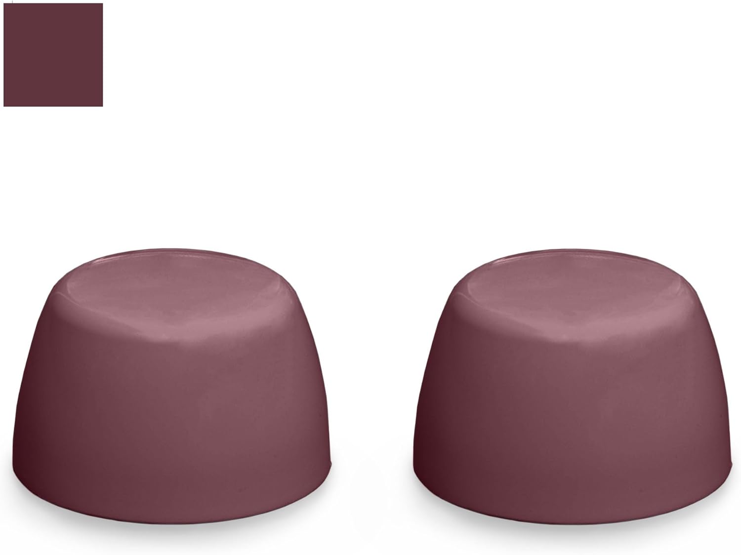 American Standard Color Replacement Plastic Toilet Bolt Caps - Set of 2 - Loganberry