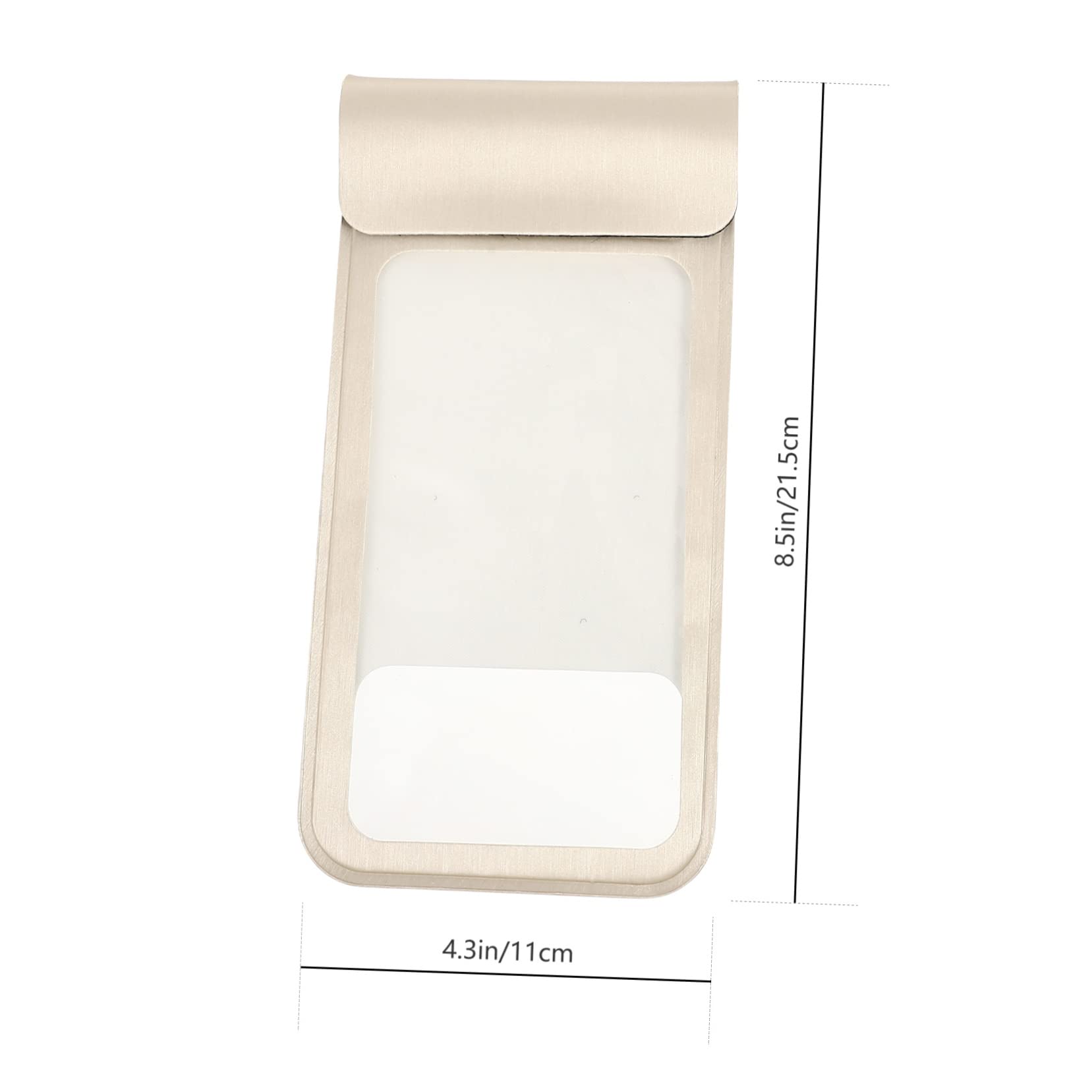 ERINGOGO Waterproof Phone Container Floating Case Dry Bag for Rafting Kayaking Window for Photo Sharpness Golden