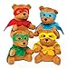 Baker Ross Oursons en Peluche Super-héros Parfaits à Glisser dans les Pochettes-surprises et à câliner (Lot de 4)