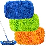 lavette sol vileda Facile à Installer : L’ouverture élastique de la recharge balai serpillère est dotée de bandes tissées à haute élasticité, offrant flexibilité et maintien stable sur la tête du balai. Il suffit d’étirer la balai serpillère recharge et de la glisser sur votre mop plat — la housses pour balai se déploie et se fixe autour de la base pour éviter pliures ou glissements pendant l’usage. Une traction douce suffit pour retirer la housse de serpillière avant lavage. Taille déployée : 25,5 × 11,5 cm