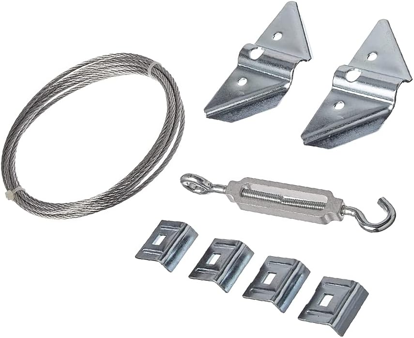 HOME MASTER HARDWARE 2 Pack AntiSag Gate Kit Zinc Plated