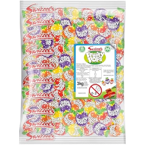 Swizzels Fruity Pops Lollies 3kg Bulk Bag Cover