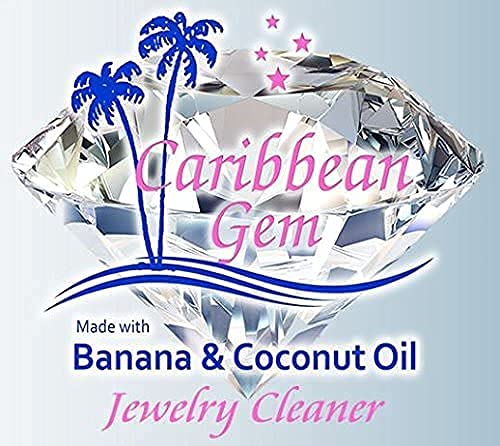 Caribbean Gem USA | 2 oz Spray | All Natural | Banana & Coconut Oil Jewelry Cleaner | for Gold Silver | Precious Stones | Screen Glass | Eye Ware | Ammonia Free | Biodegradable…