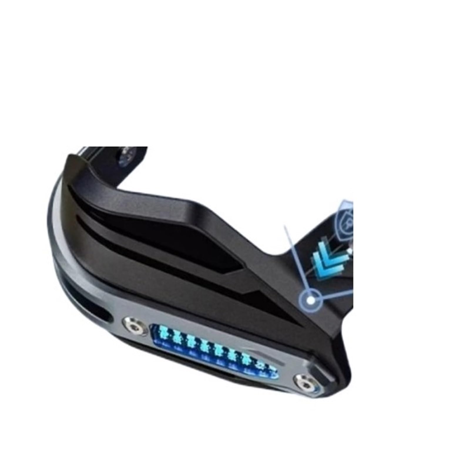 Paramani per moto Paramano per veicolo elettrico, maniglia modificata per parabrezza, paramano per moto, resistente alla pioggia | Standard no plug