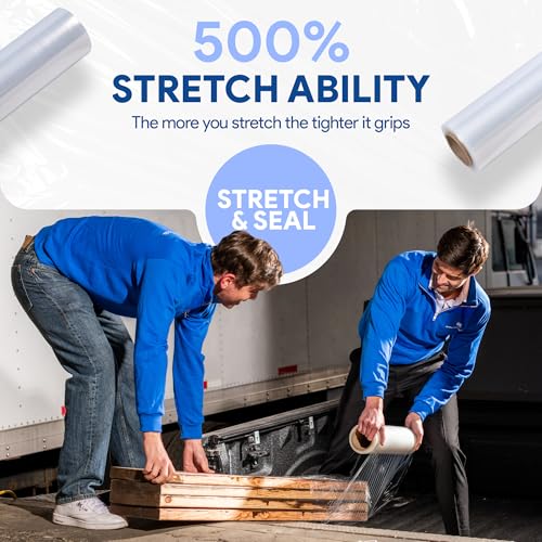 international plastics co 1834 plastic stretch film wrap 1200 feet 500 stretch ability