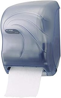 San Jamar T1390 Oceans Tear-N-Dry Electronic Touchless Roll Towel Dispenser, Fits 8