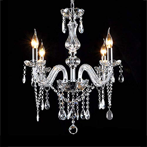 Candelabro de 8 luces vintage y ajustable para techo de cocina y salón 2
