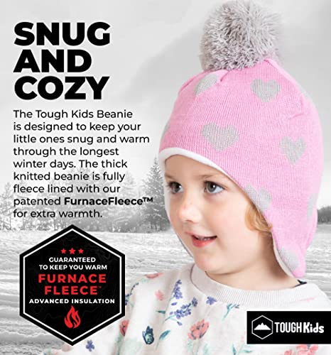 Kids Winter Hat - Beanies for Boys & Girls, Toddler Winter Hat With Ear Flaps2