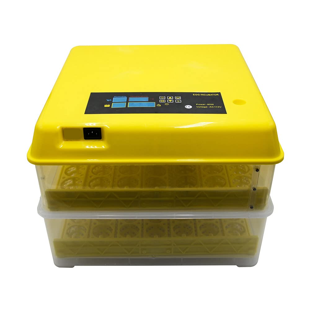 112 Digital Egg Incubator Automatic Egg Turning & Temperature, Humidity
