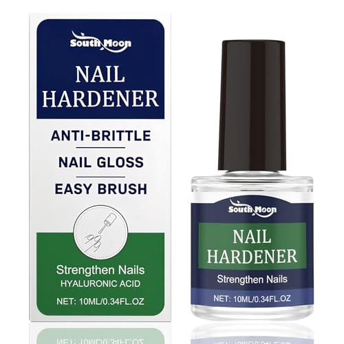 10ml Nagelhärter mit Hyaluronsäure und Hydrolysiertem Keratin für Brüchige Fingernägel Nagelpflegeprodukte mit Pinsel Nagelpflege zur Stärkung und für Natürlichen Glanz