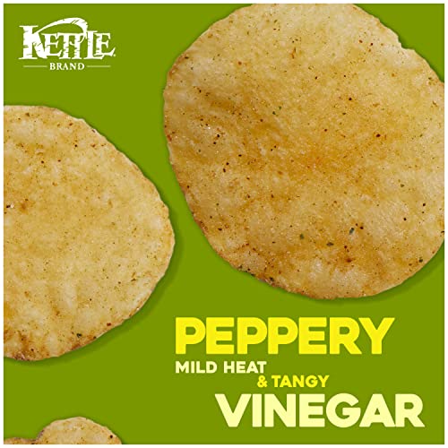 Image of Kettle Brand Potato Chips, Pepperoncini Kettle Chips, Snack Bag, 2 Oz (Pack of 6)