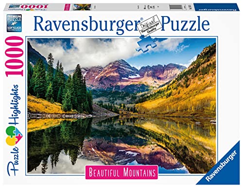 Ravensburger Highlights Aspen, Colorado 1000 Piece Jigsaw Puzzles for Adults and Kids Age 12 Years Up, Multicoloured, 50 cm x 70 cm