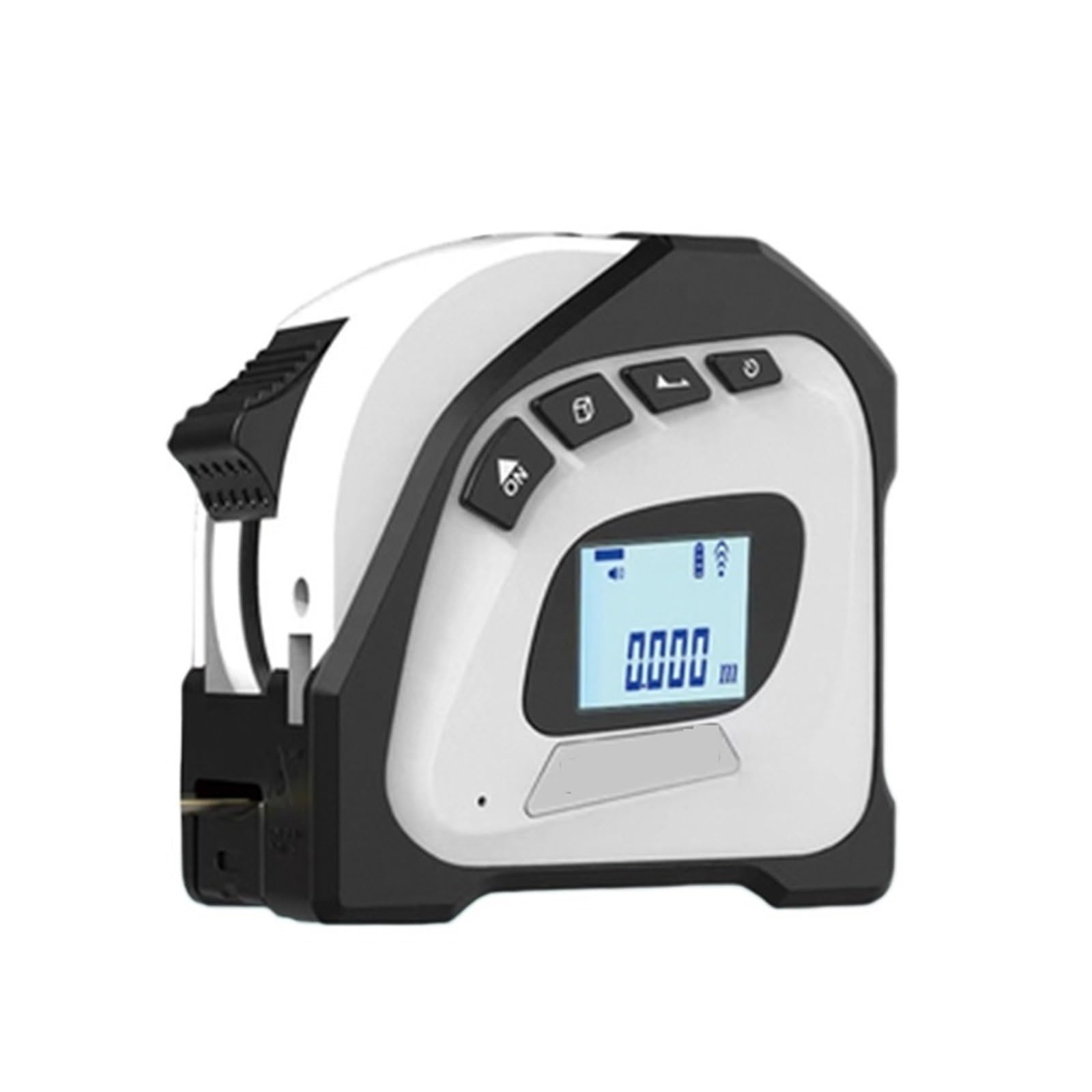 Medidor de Distancia Cinta métrica láser 40M, 5M, Cable Rollo retráctil Digital, telémetro, Herramienta medición for carpintería Precisión Flexibilidad Medición