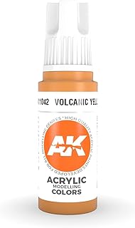 AK Interactive 3rd Gen Acrylic Volcanic Yellow 17ml