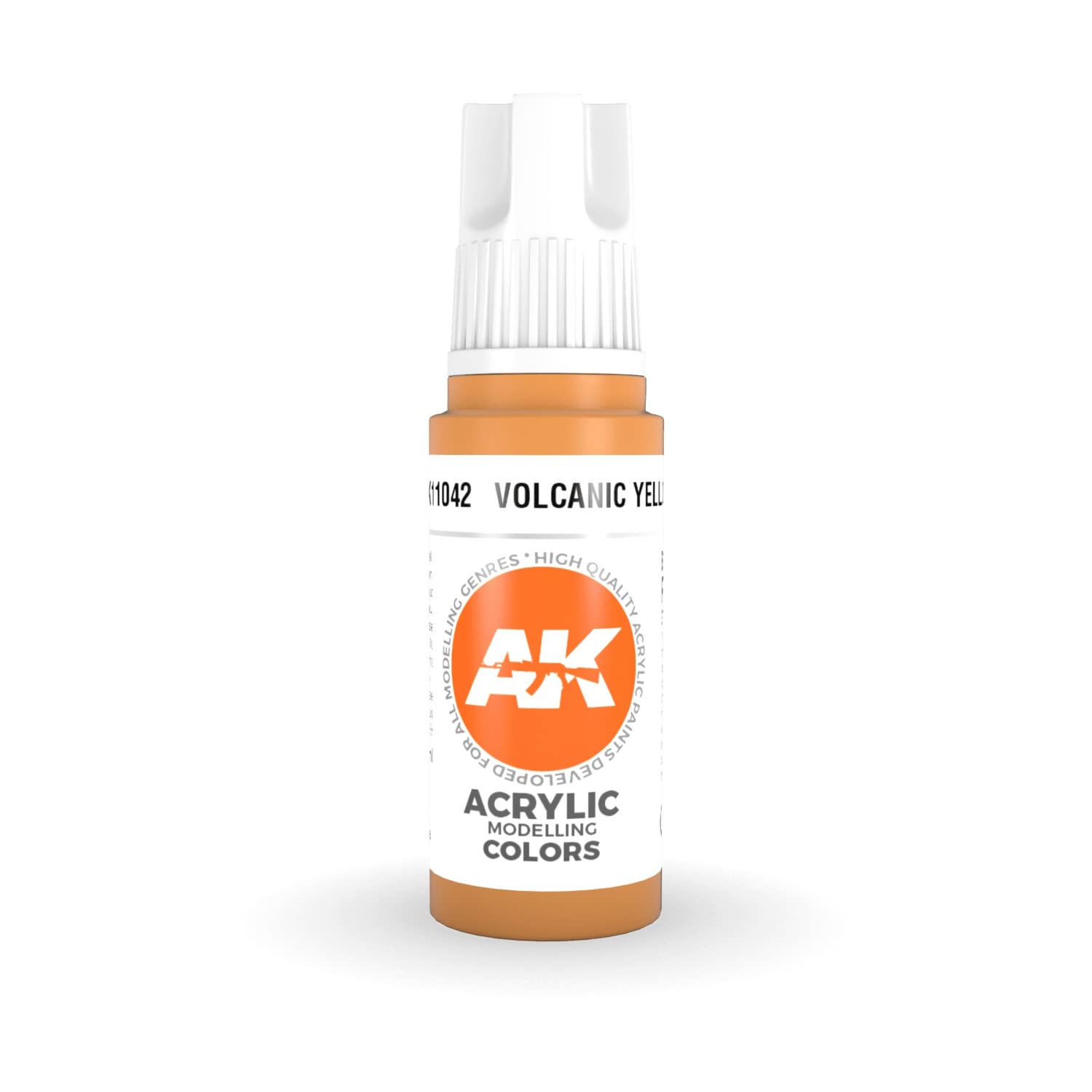 Volcanic Yellow - AK 3 Gen Colour - AK Interactive 18ml Acrylic Paint