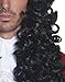 Smiffy's Men's Pirate Captain Wig Long and Curly