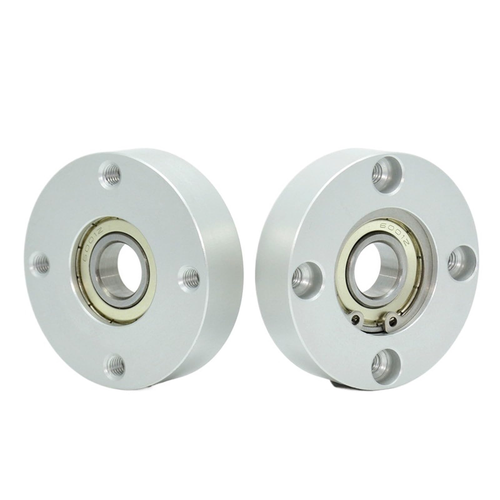 Sicherungsring 1 Stück Aluminiumflansch, rundes Gehäuse, Einzellager mit Gehäusen, Lagersitzbaugruppe, Direktmontage, nicht angeschnallter Ring(MT164-6006ZZ-20-30)