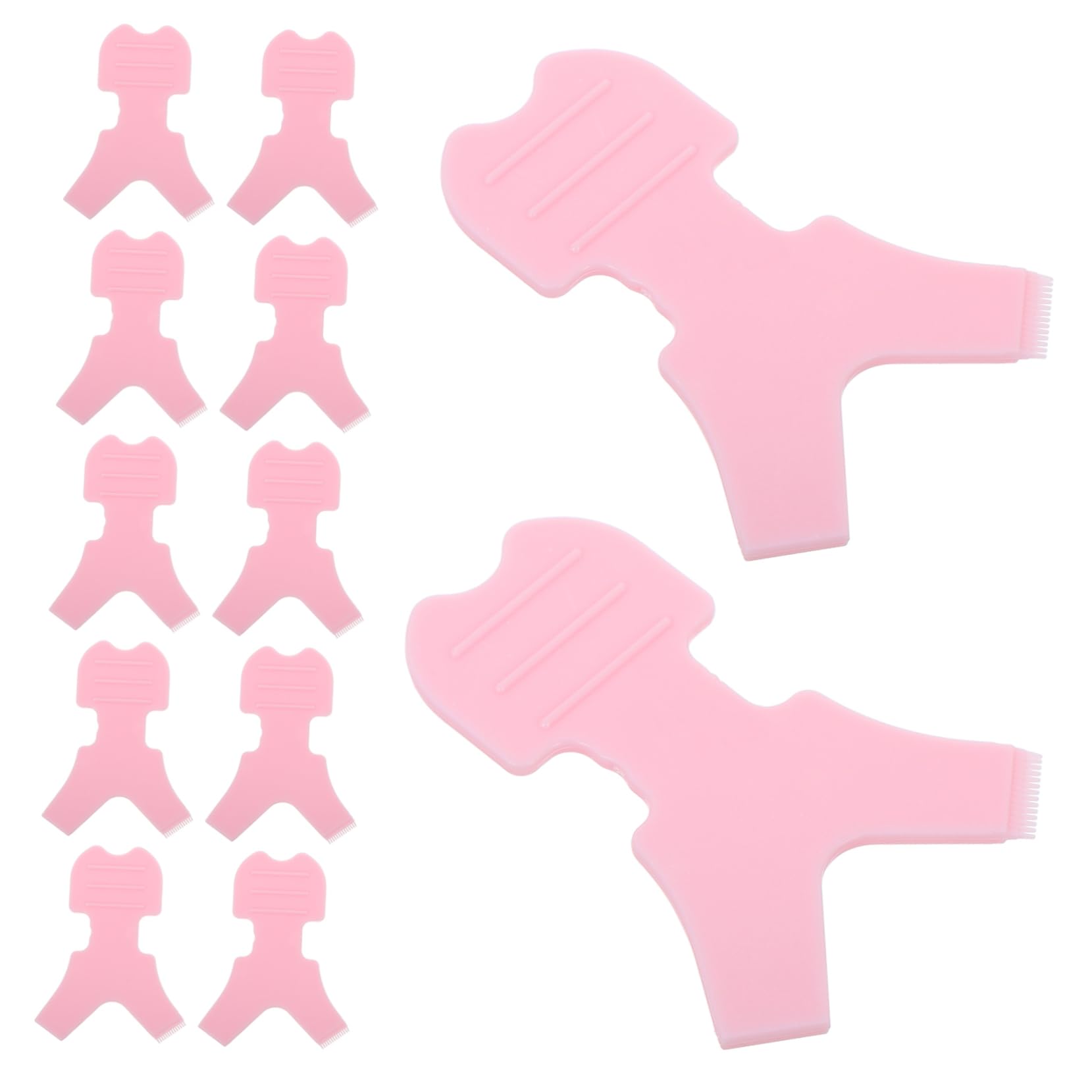 OHPHCALL Silicone y Tool 50pcs Brush Comb for Eyelash Perming Safe Gentle for Lashes