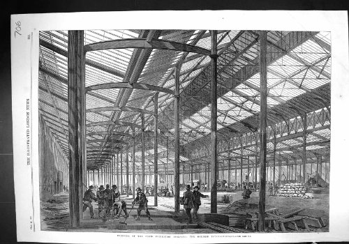 Copie Antique de l'Exposition Intérieure de Paris du Progrès 1866 Établissant la France Gale… Copie Antique de l'Exposition Intérieure de Paris du Progrès 1866 Établissant la France Gale…