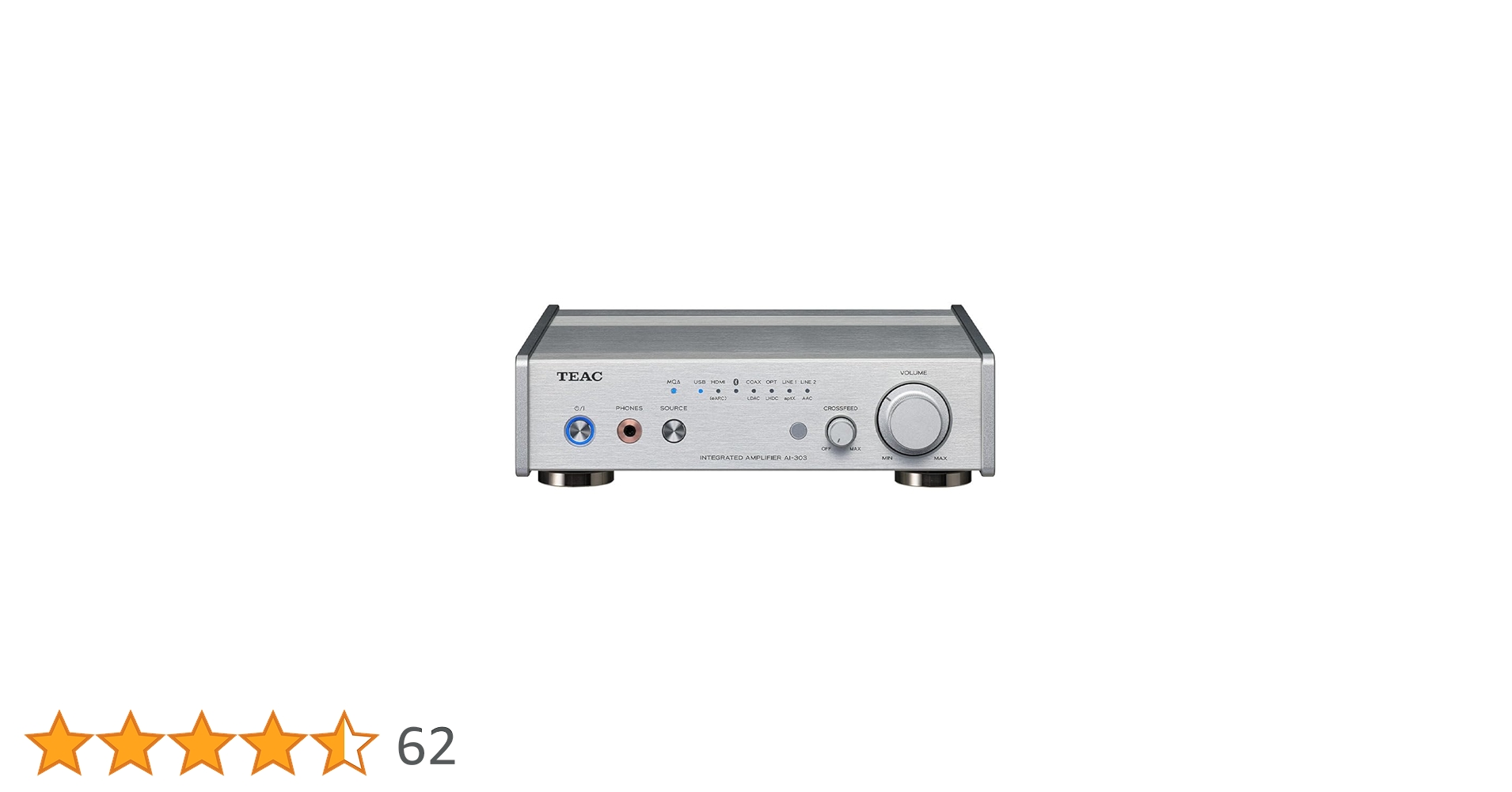 TEAC AI-303 中古美品 2022年製 シルバー 中古】AI-303 シルバー