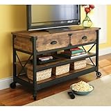 Rustic Vintage Country Coffee Table, End Table & TV Stand Set. This Rustic Living Room Set Will Bring That Restored Vintage Feel To Your Living Room by Better Homes & Gardens