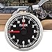 2in Universal 0 12 Hourmeter Clock Instrument Panel Gauges Display Red Backlight 12V 24V for Car Boat Yacht Automotive Clocks The of Low Power Consumption Long Life and high pr (Black)