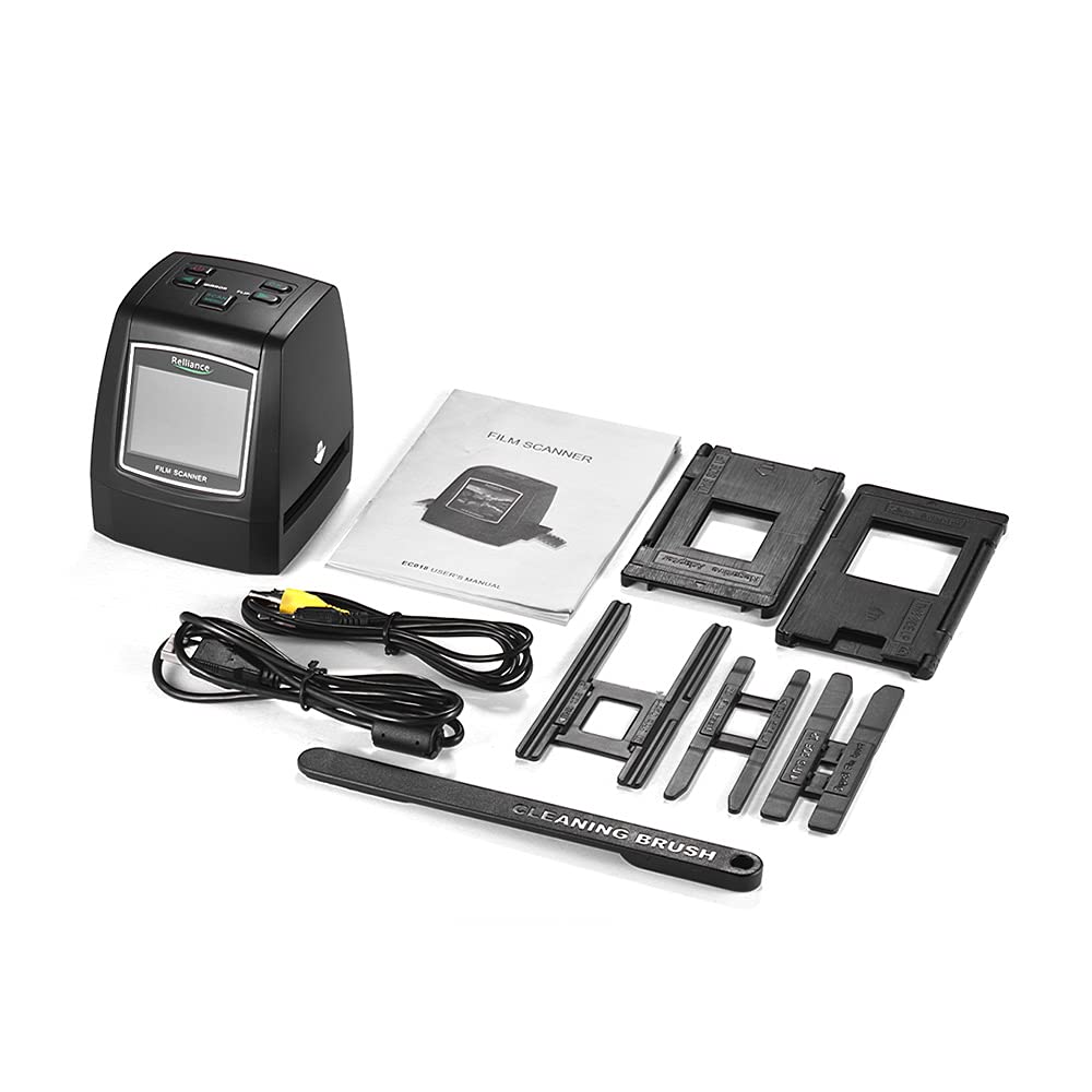 AYNEFY Scanner di Pellicola LCD Scanner Pellicola, Scanner da 22 MP Compatto per Negativo, Foto, Dias Ti Convertono Adatto per la Casa e L'Ufficio