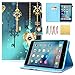 Price comparison product image Dteck Case Fit iPad Mini 4, Smart Book Style Proective Cases and Covers Colorful Pattern Super Safe Drop Proof Protector with Auto Wake Sleep for iPad Mini 4 7.9-inch Tablet, Antique Clocky