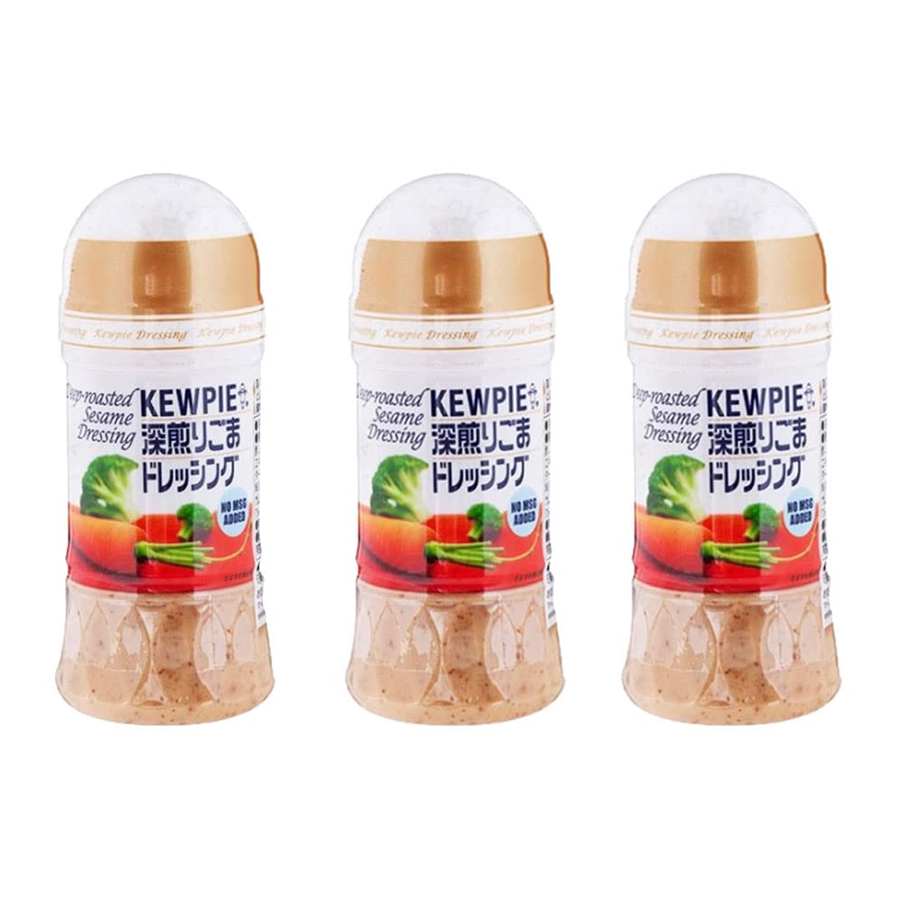 Kewpie Roasted Sesame Dressing/Sauce for Salad & Noodles (150ml x3 Bottles)