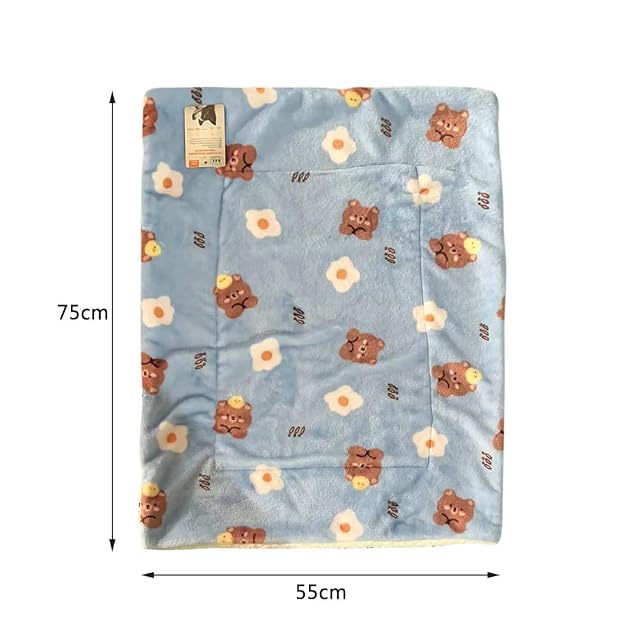 Foto 5 de 8 de SMELL & SMILE Mantas para Perros Mascotas Lavables Manta para Perros Mantas cálidas para Gatos y Perros…