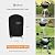 Dokon Heavy Duty Charcoal Kettle Grill Cover Waterproof Kettle BBQ Cover with Air Vent Anti-UV 600D Oxford Fabric Outdoor Round Gas Barbecue Grill Cover (28.5" D x 35" H) - Black